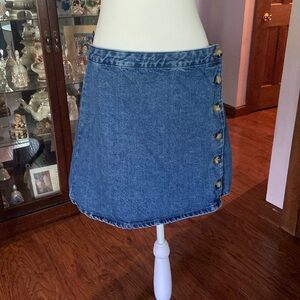 Perfect condition size 16 ASOS Jean denim skirt. Button up side